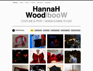hannahwood.co.uk screenshot
