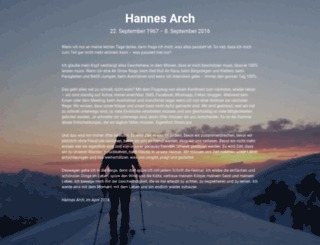 hannesarch.com screenshot