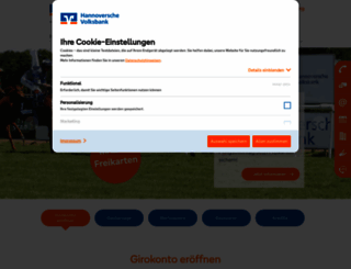 hannoversche-volksbank.de screenshot