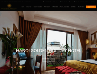 hanoigoldenholidayhotel.com screenshot