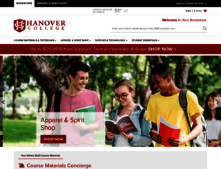 hanover.bncollege.com screenshot