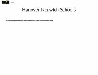 hanovernorwichschools.org screenshot