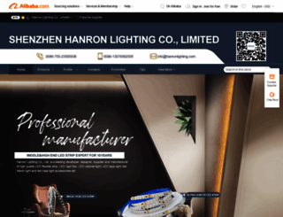 hanronlighting.en.alibaba.com screenshot
