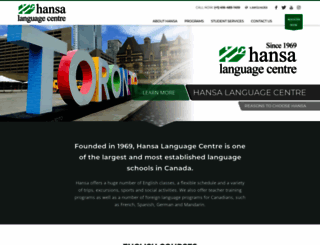 hansacanada.com screenshot