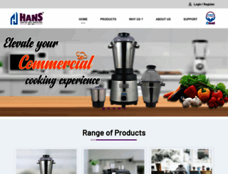 hansappliances.com screenshot