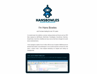hansbowles.com screenshot