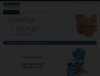 hanse-medizintechnik.de screenshot