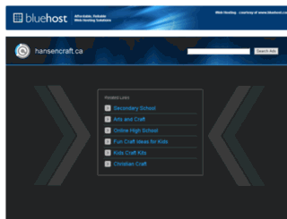 hansencraft.ca screenshot