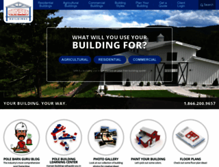 hansenpolebuildings.com screenshot