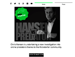 hansenvpredator.com screenshot