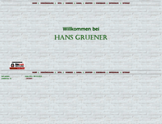 hansgruener.de screenshot