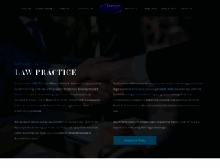 hansonlaw.net screenshot