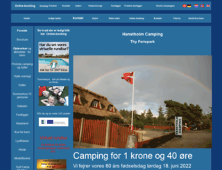 hanstholm-camping.dk screenshot
