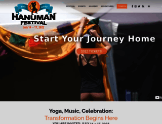 hanumanfestival.com screenshot