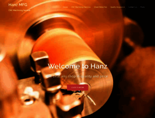 hanzmanufacturing.com screenshot