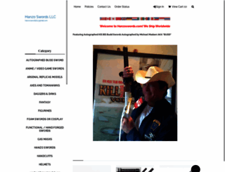 hanzoswords.com screenshot