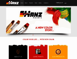hanzpaints.com screenshot
