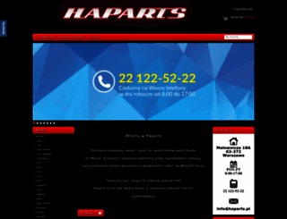 haparts.pl screenshot