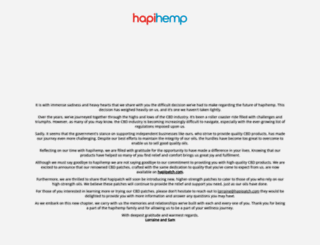 hapihemp.co.uk screenshot