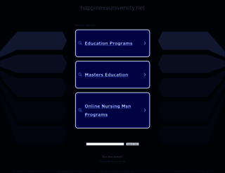 happinessuniversity.net screenshot