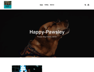 happy-pawsley.myshopify.com screenshot