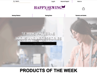 happy-sewing.com screenshot