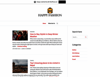 happy.fashion.blog screenshot