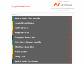 happybackhealth.com screenshot