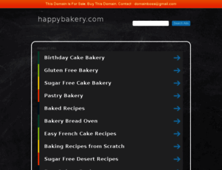 happybakery.com screenshot
