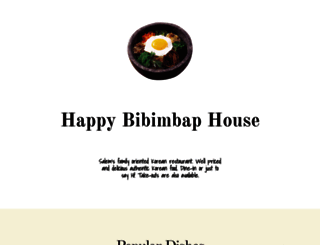 happybibimbaphouse.com screenshot