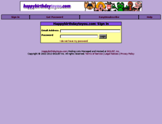 happybirthdaytoyou.biglist.com screenshot