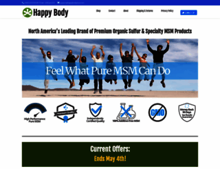 happybodystore.com screenshot