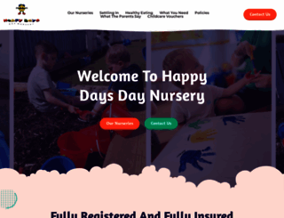 happydaysdaynursery.com screenshot