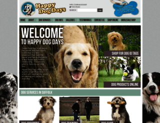happydogdays.co.uk screenshot
