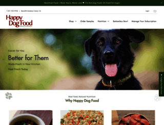 happydogfood.com screenshot