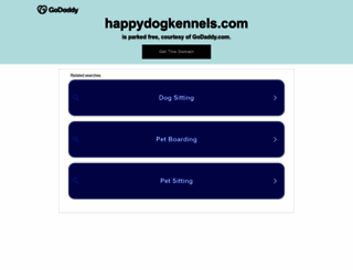 happydogkennels.com screenshot