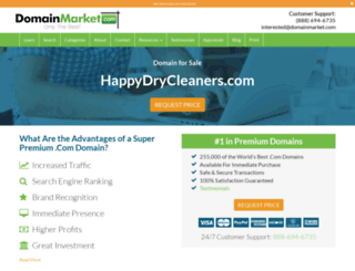 happydrycleaners.com screenshot
