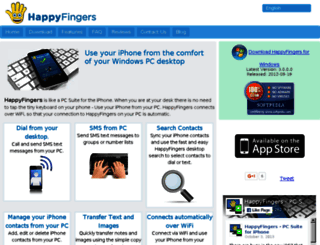 happyfingersapp.com screenshot