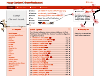 happygardenpa.restaurant888.com screenshot