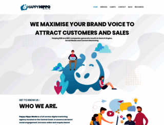 happyhippomedia.com screenshot