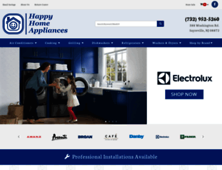 happyhomeappliance.com screenshot