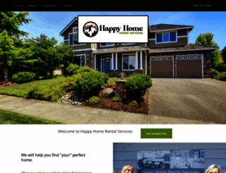 happyhomerentalservices.com screenshot