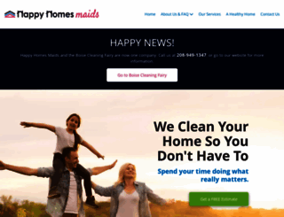 happyhomesmaids.com screenshot