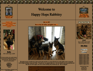 happyhopsrabbitry.com screenshot