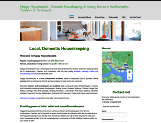 happyhousekeepers.co.uk screenshot