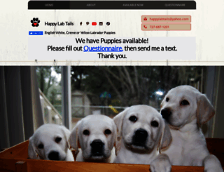 happylabtails.com screenshot