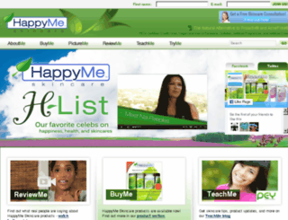 happymeskincare.com screenshot