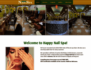 happynaildenton.com screenshot