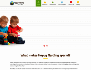 happynestling.co.in screenshot