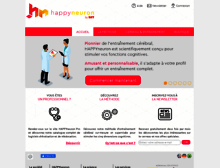 happyneuron.fr screenshot